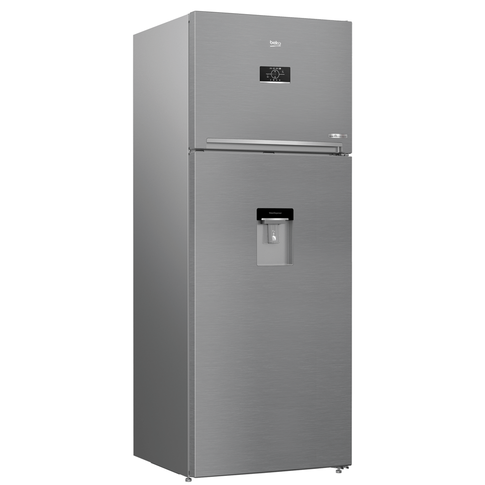 Refrigerator Beko RDNE455E40DXBN, 406L, E, No Frost, Silver