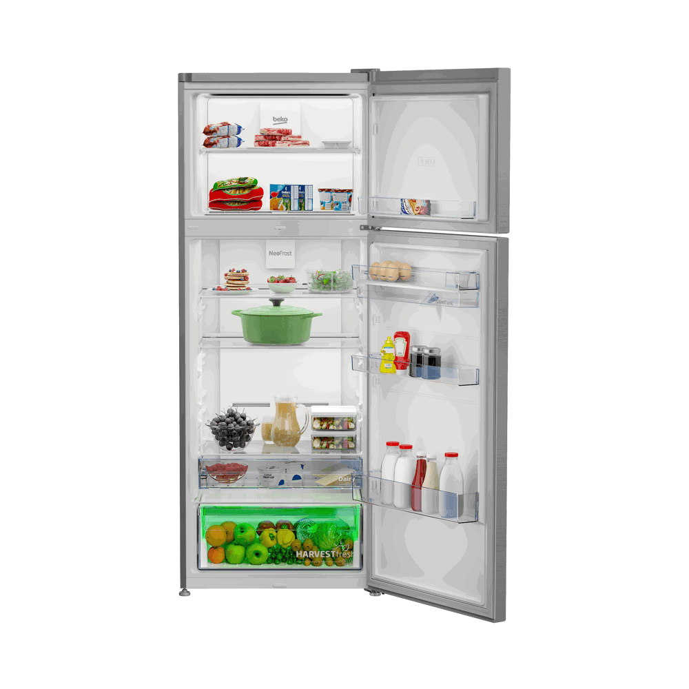 Refrigerator Beko RDNE455E40DXBN, 406L, E, No Frost, Silver