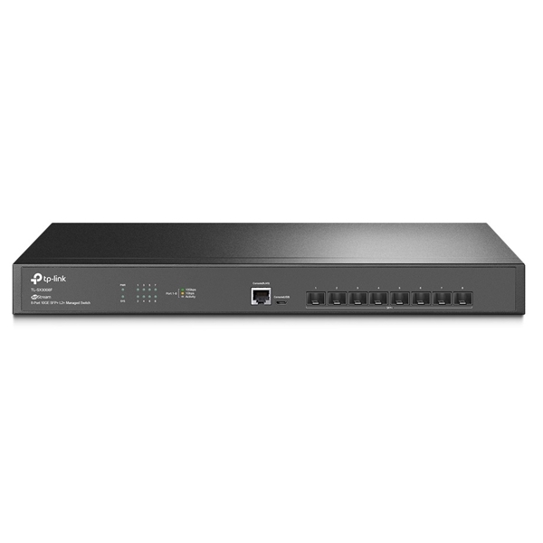 Switch TP-LINK TL-SX3008F JetStream, 8-Port, Black