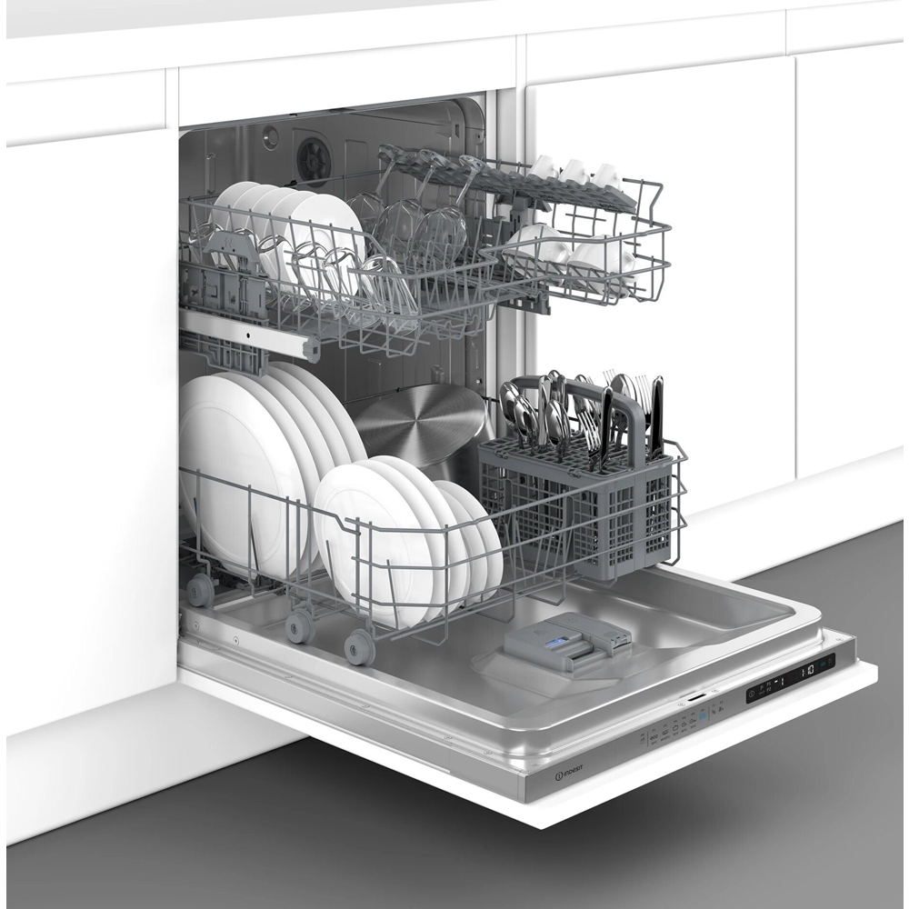 ჩასაშენებელი ჭურჭლის სარეცხი მანქანა Indesit DI 4C68, 48Db, Built-in Dishwasher, White