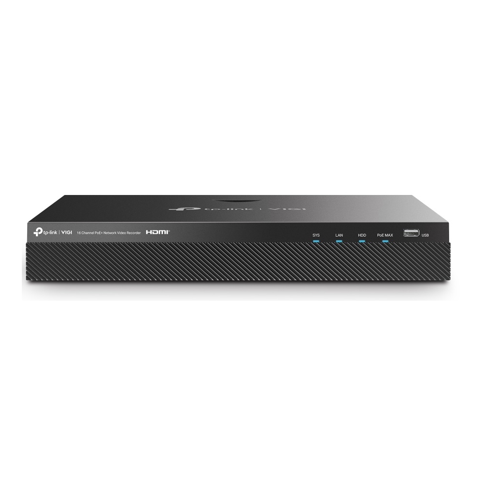 Network Video Recorder TP-Link VIGI NVR2016H-16MP, 16-Ch, Black