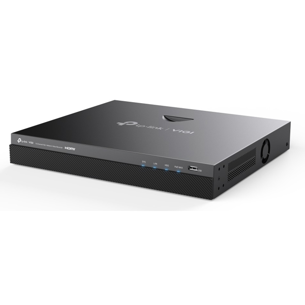 ქსელის ვიდეო ჩამწერი TP-Link VIGI NVR2016H-16MP, 16-Ch, Network Video Recorder, Black