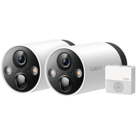 Smart Security Camera System TP-Link Tapo C420S2, 4MP, White