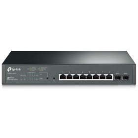 POE+Switch TP-Link T1500G-10MPS, 8-Port Gigabit, Black