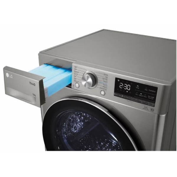 Washing Dryer LG RH10V9PV2W.BPTPMEA, 10Kg, A+++, Platinum