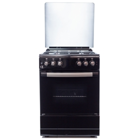 Gas Cooker Oz OM 6040 BL FFD, 4 Gas, Black