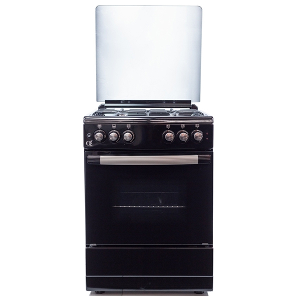 Gas Cooker Oz OM 6040 BL FFD, 4 Gas, Black