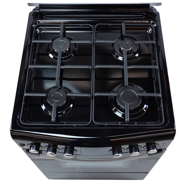 Gas Cooker Oz OM 6040 BL FFD, 4 Gas, Black
