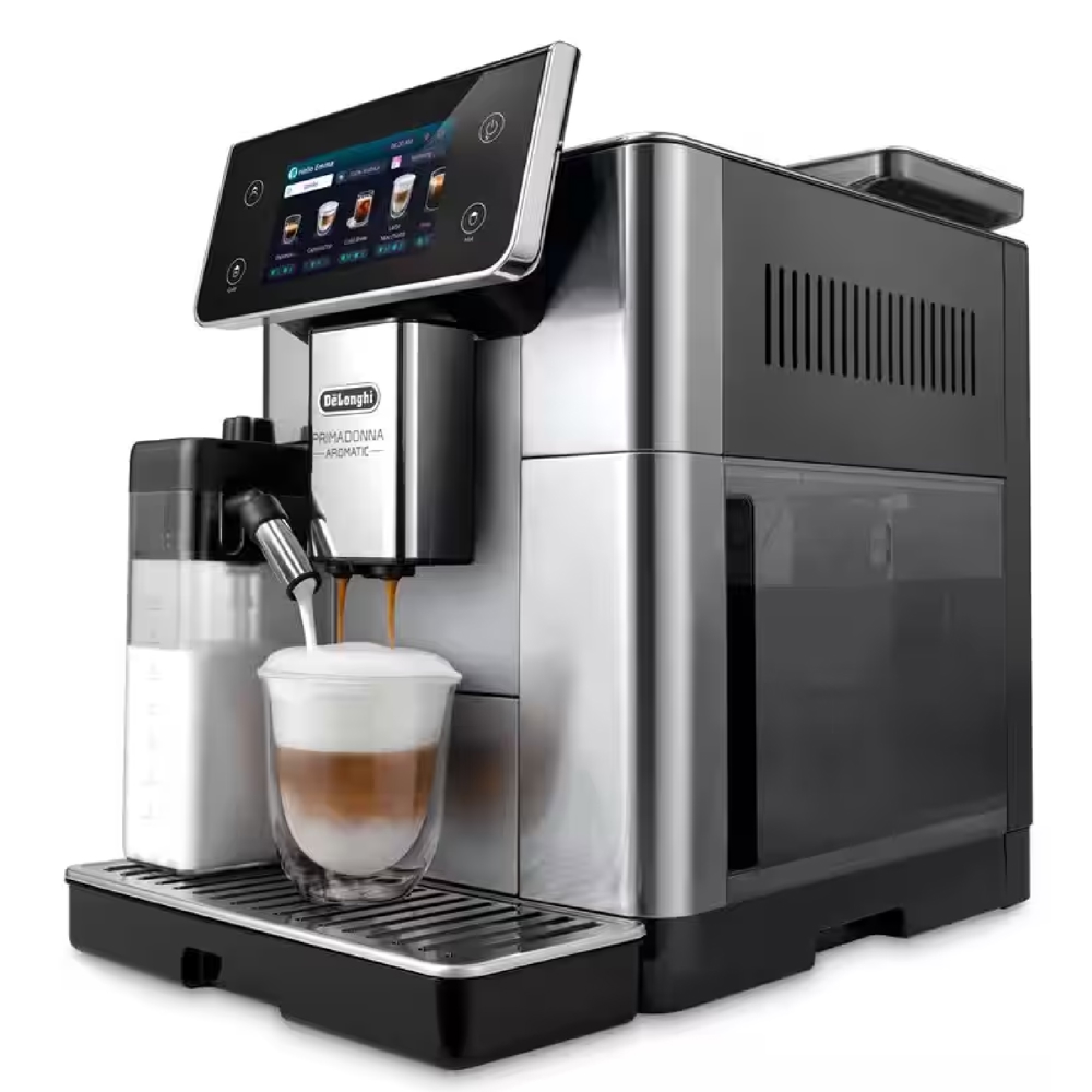 ყავის აპარატი DeLonghi ECAM630.55.SM PrimaDonna Aromatic, 1450W, 2.2L, Coffee Machine, Silver