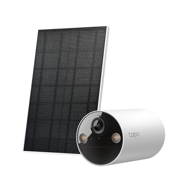 ვიდეო სათვალთვალო კამერა TP-Link Tapo C410 KIT, 3MP, Solar-Powered Security Camera Kit, White