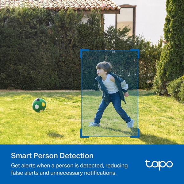 ვიდეო სათვალთვალო კამერა TP-Link Tapo C410 KIT, 3MP, Solar-Powered Security Camera Kit, White