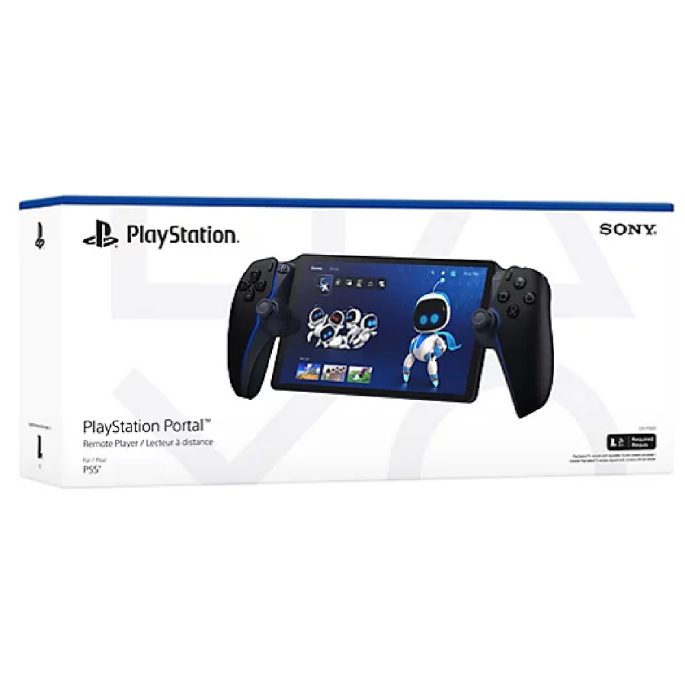 პორტატული სათამაშო კონსოლი Playstation 0711719593171 Portal Remote Player for PS5, Portable Gaming Console, Black