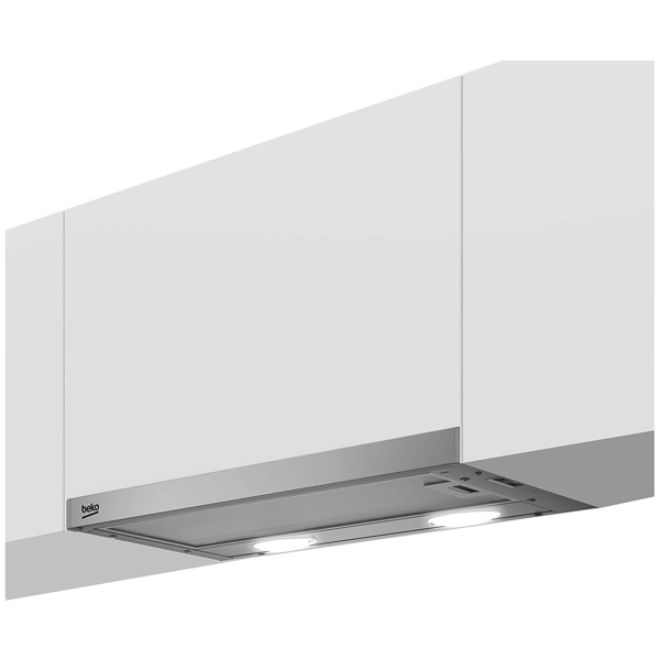 Built-in Hood Beko CTB 6407 X b300, 280m³/h, Silver