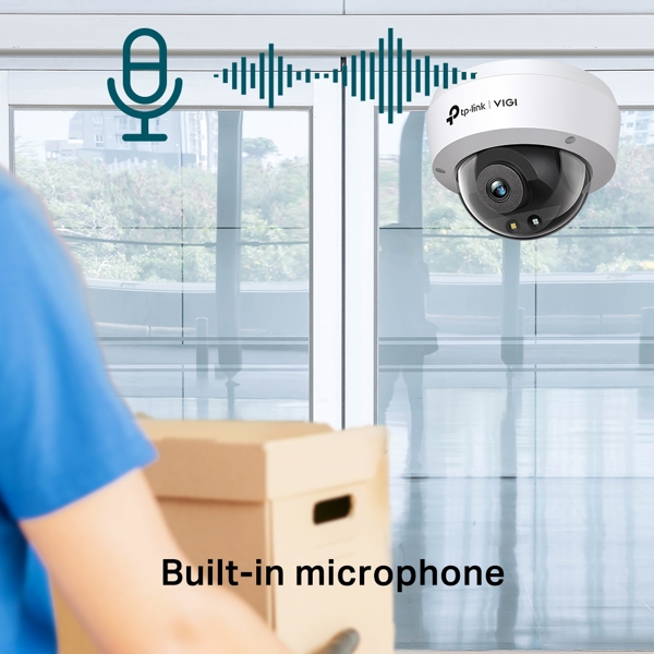 Full-Color Dome Network Camera TP-Link VIGI C240(2.8mm), 4MP, White