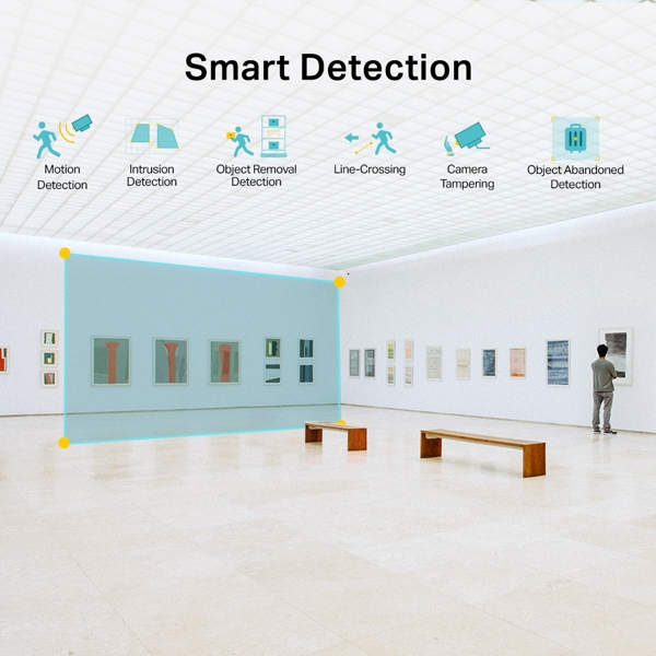 Full-Color Dome Network Camera TP-Link VIGI C240(2.8mm), 4MP, White