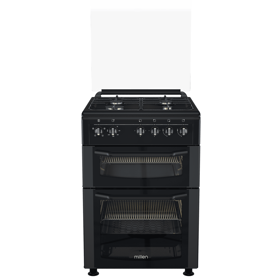 Gas Cooker Millen DS6314GAZB, 4 Gas, Black