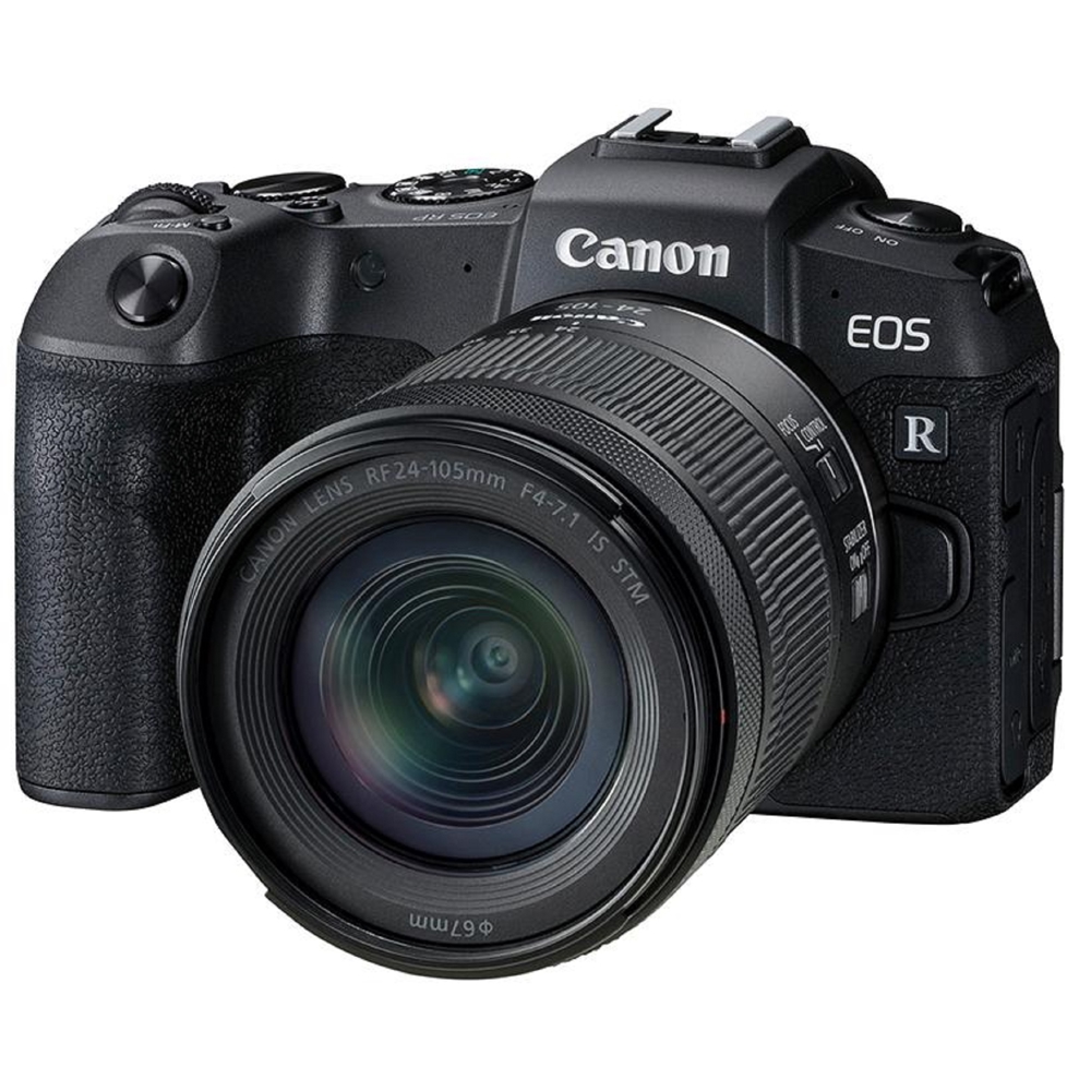 Digital Camera Canon 3380C154AA EOS RP RF-S 24-105 STM, 26.2MP, WI-FI, Bluetooth, Black