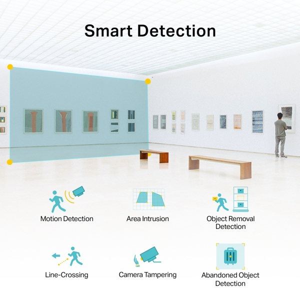 ვიდეო სათვალთვალო კამერა TP-Link VIGI C230I Mini(2.8mm), 3MP, IR Mini Dome Network Camera, White