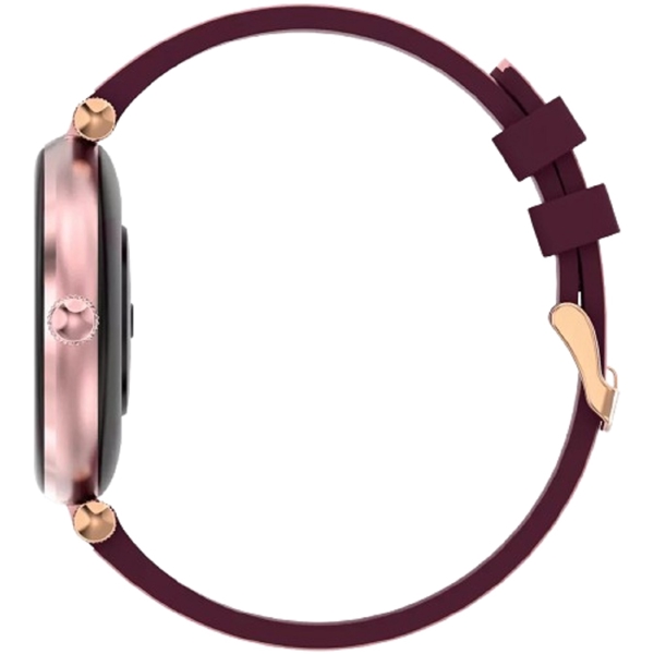 Smart Watch Canyon CNS-SW61BR Semifreddo SW-61, 1.19", Bluetooth, Red/Gold