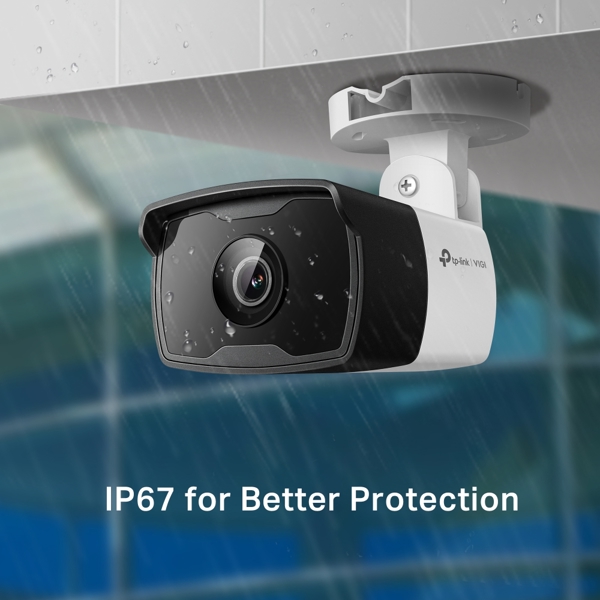 ვიდეო სათვალთვალო კამერა TP-Link VIGI C330I(6mm), 3MP, IR Bullet Network Camera, White