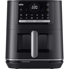 აეროგრილი Braun HF5073IBK MultiFry 5, 2000W, 6L, Air Fryer, Black