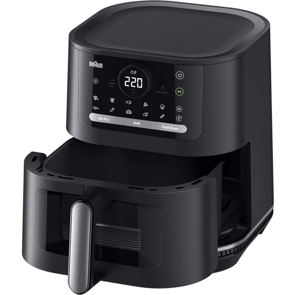 აეროგრილი Braun HF5073IBK MultiFry 5, 2000W, 6L, Air Fryer, Black