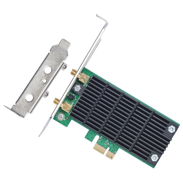 Wireless Dual Band PCI Express Adapter TP-LINK Archer T4E AC1200, Black