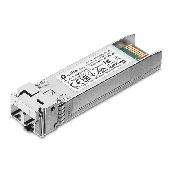 SFP+ მოდული TP-Link SM5110-SR, 10GBase-SR SFP+ LC Transceiver, Silver