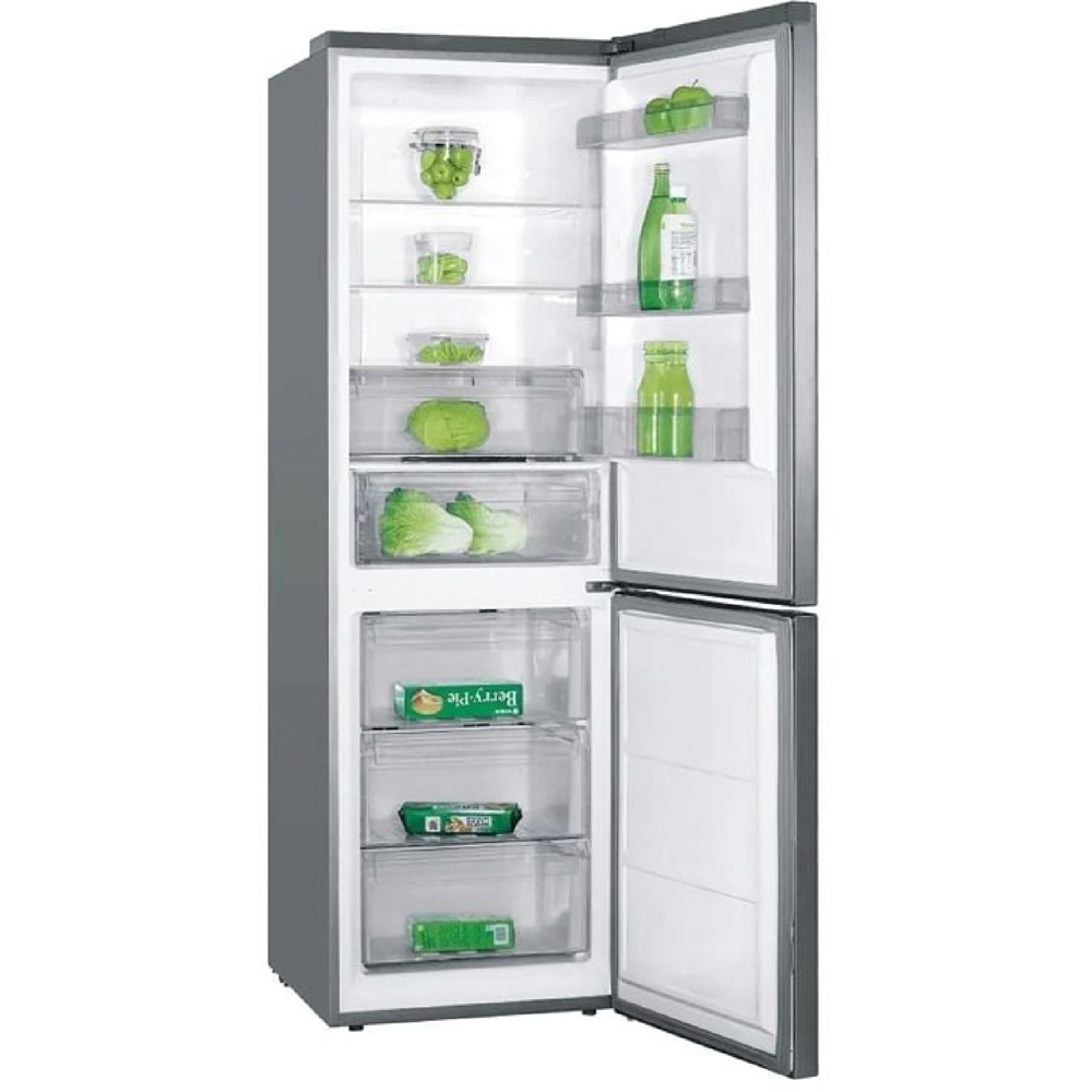 მაცივარი Hoffmann NFB-186SN, 320L, A++, No Frost, Refrigerator, Silver