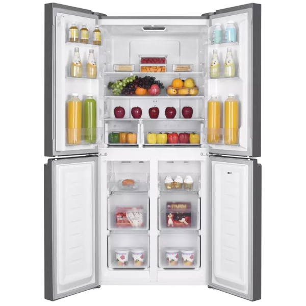 მაცივარი Hoffmann NFFD-180BG, 401L, A+, No Frost, Refrigerator, Black