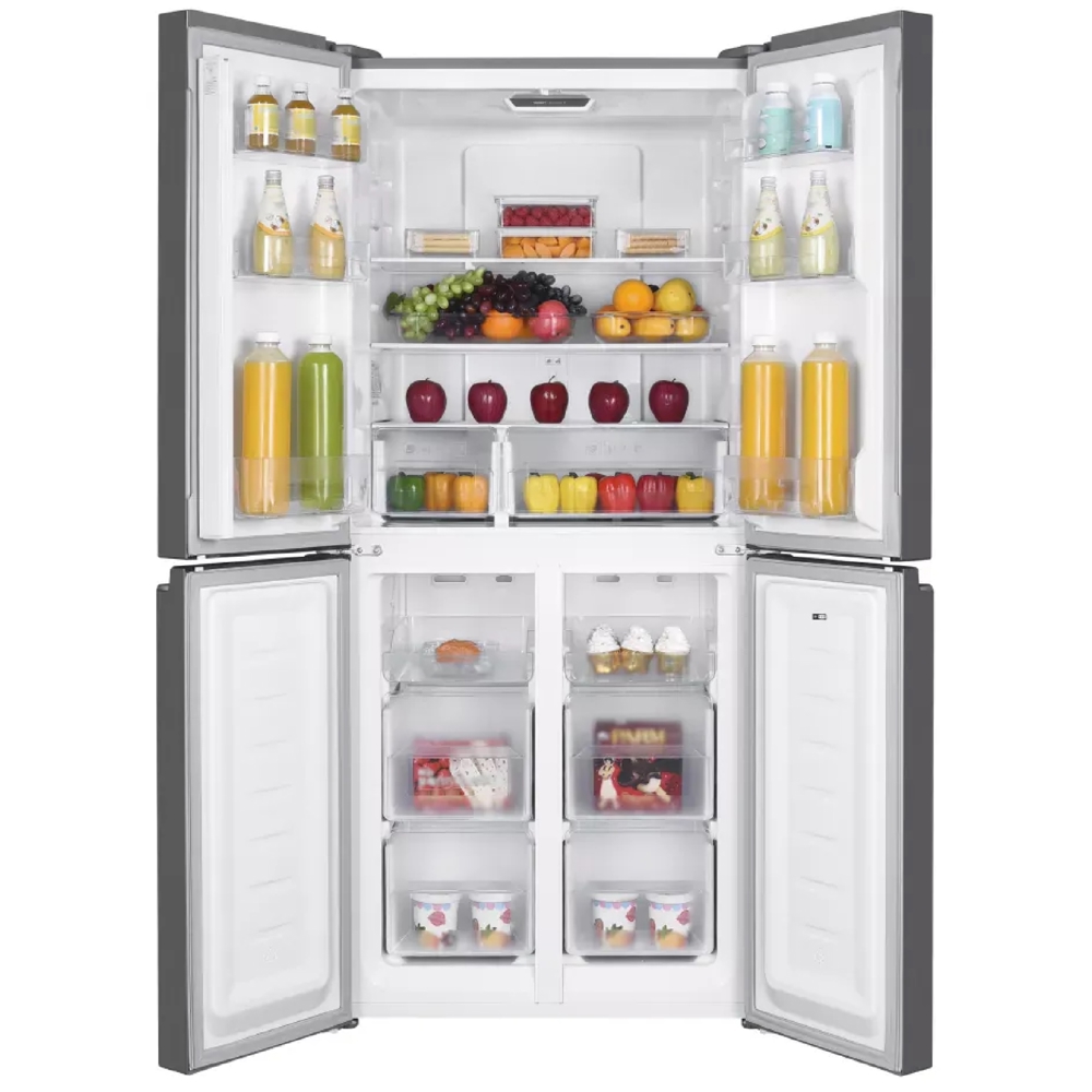 Refrigerator Hoffmann NFFD-180BG, 401L, A+, No Frost, Black