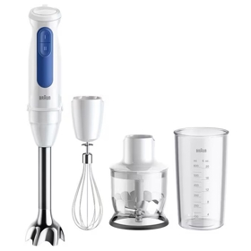 ხელის ბლენდერი Braun MQ30202MWH MultiQuick 3, 900W, 600ML, Hand Blender, White