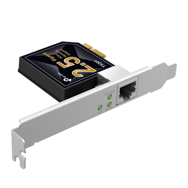 2.5 Gigabit PCIe Network Adapter TP-LINK TX201, Black