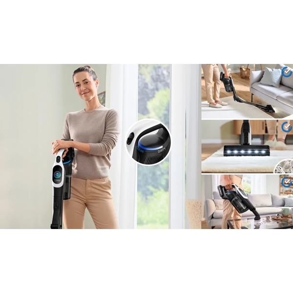 Vacuum Cleaner Bosch BCS1041WAC Unlimited 10, 400ML, Black