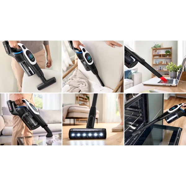 Vacuum Cleaner Bosch BCS1041WAC Unlimited 10, 400ML, Black