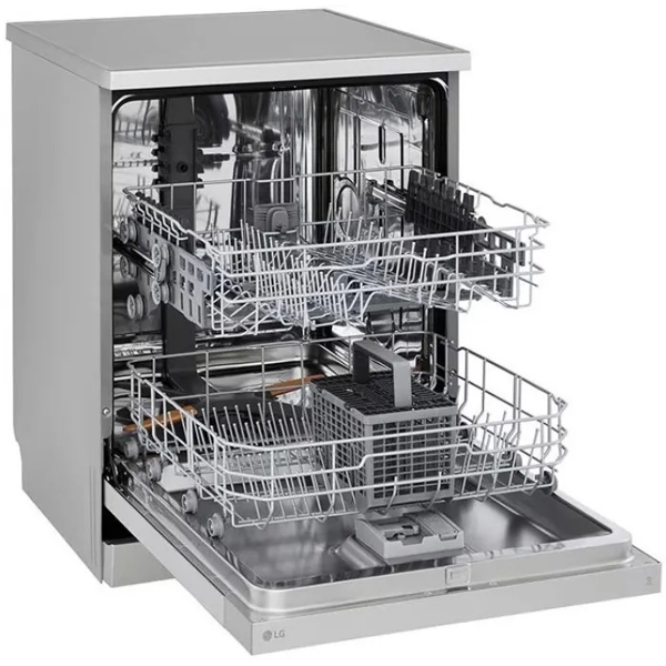 ჭურჭლის სარეცხი მანქანა LG DFC612FV, A+, 46Db, Dishwasher, Silver