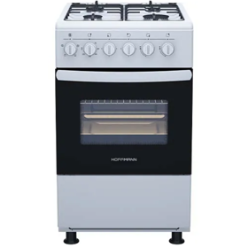 გაზქურა Hoffmann FF5401GAZW, 4 Gas, Gas Cooker, White