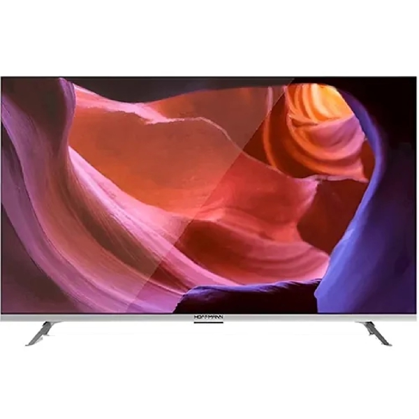 ტელევიზორი Hoffmann 43C4000, 43", FHD, Smart TV, Android TV, USB, HDMI, BT, WIFI, Black/Silver