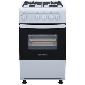 გაზქურა Hoffmann HG450W, 4 Gas, Gas Cooker, White