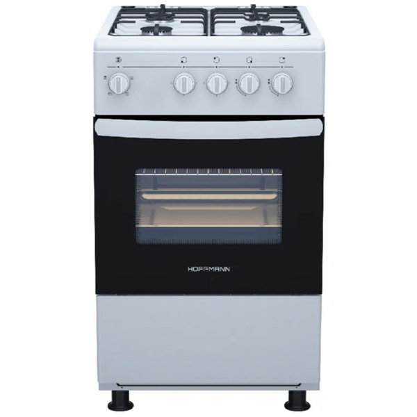 გაზქურა Hoffmann HG450W, 4 Gas, Gas Cooker, White