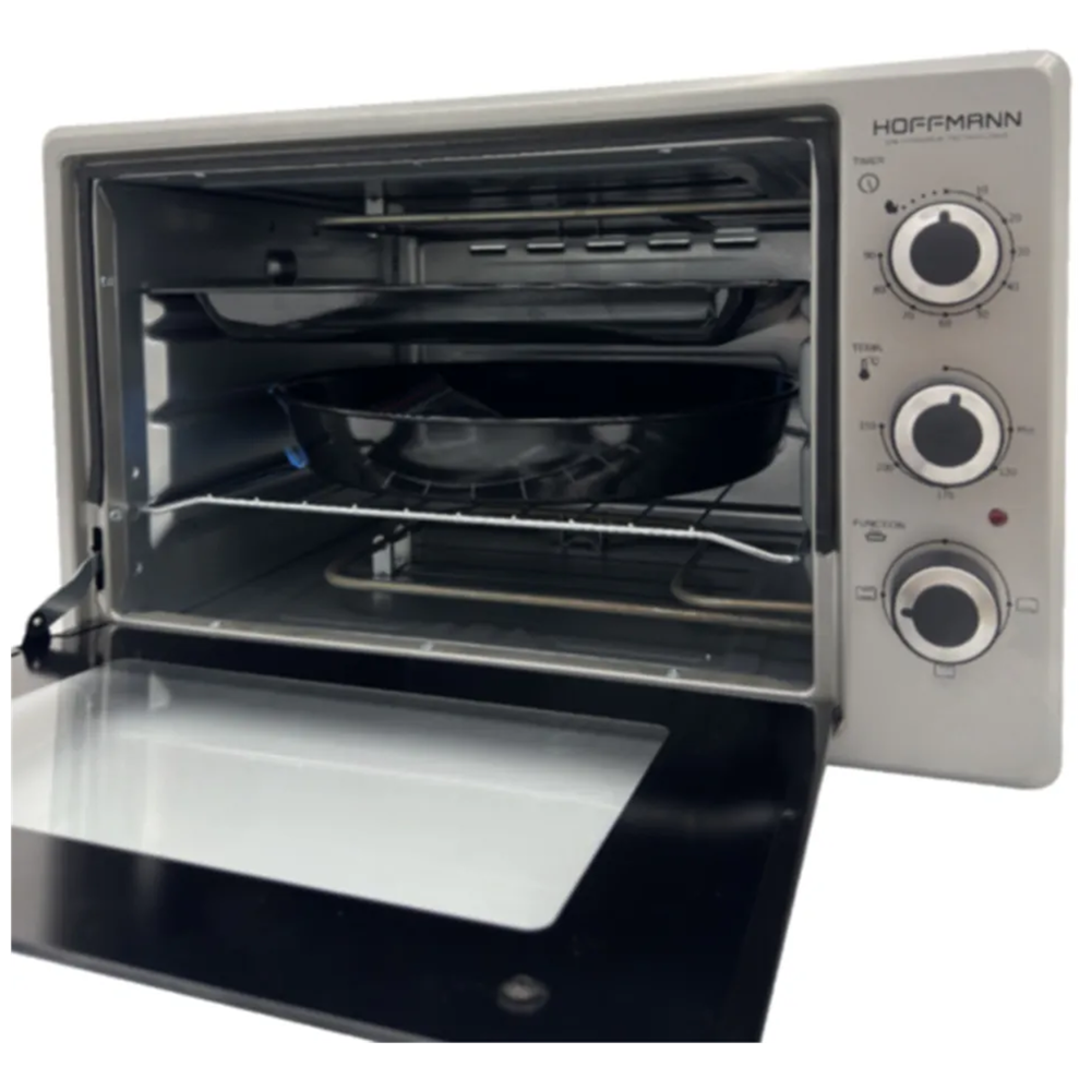 ელექტრო ღუმელი Hoffmann F3700, 1400W, 37L, Electric Oven, Silver