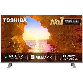ტელევიზორი Toshiba 43C450ME QLED, 43", 4K UHD, Smart TV, USB, HDMI, BT, WIFI, Silver