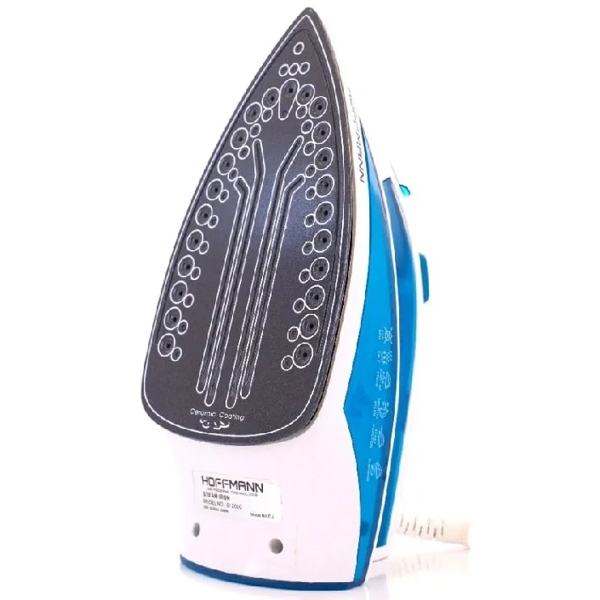 ორთქლის უთო Hoffmann SI2000, 2000W, 250ML, Steam Iron, White/Blue