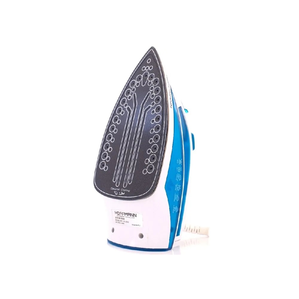 ორთქლის უთო Hoffmann SI2000, 2000W, 0.25L, Steam Iron, White/Blue