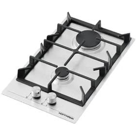 ჩასაშენებელი გაზის ქურის ზედაპირი Hoffmann HB302MS, Built-in Gas Cooktop, Silver