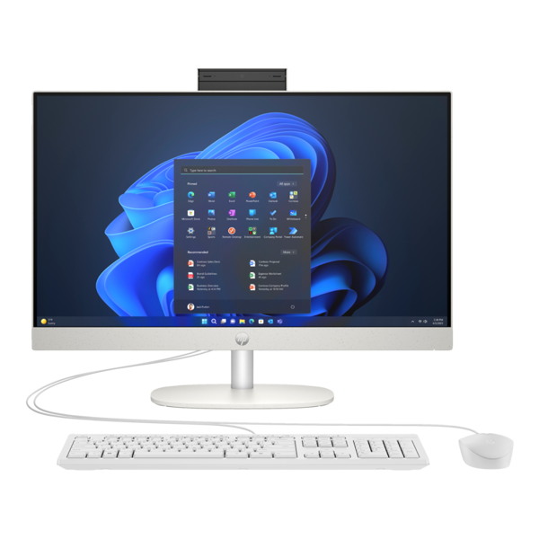 All In One კომპიუტერი HP A55M2ET ProOne 240 G10, 23.8", i5-1334U, 16GB, 512GB SSD, Integrated, Shell White