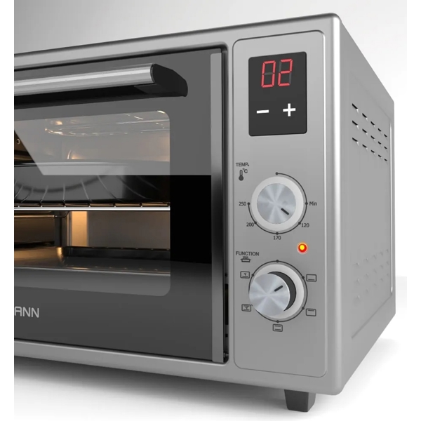 Electric Oven Hoffmann F4850DG, 1600W, 48L, Silver