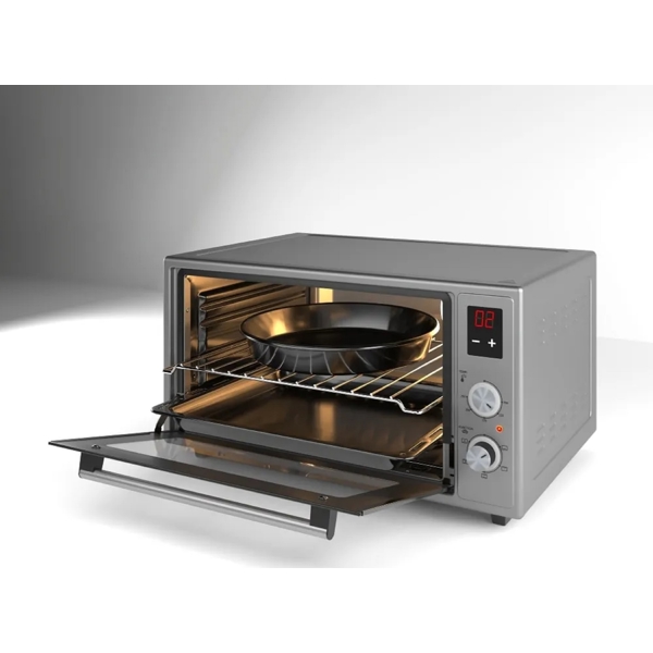 Electric Oven Hoffmann F4850DG, 1600W, 48L, Silver