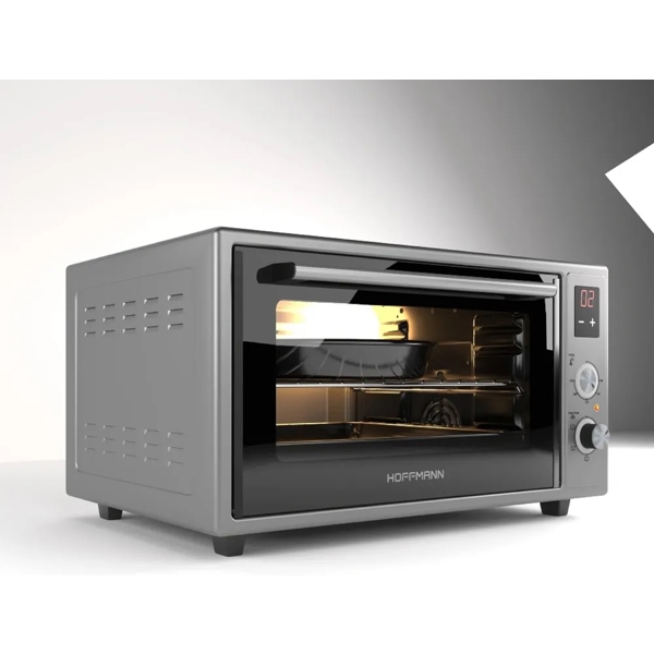 Electric Oven Hoffmann F4850DG, 1600W, 48L, Silver