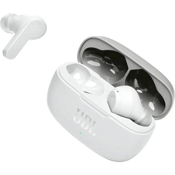 ყურსასმენი JBL JBLV200TWSWHTEU V200 TWS, Earbuds, Wireless, Bluetooth, IPX2, White